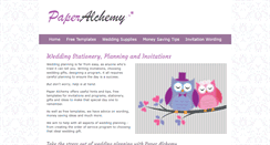 Desktop Screenshot of paperalchemy.com